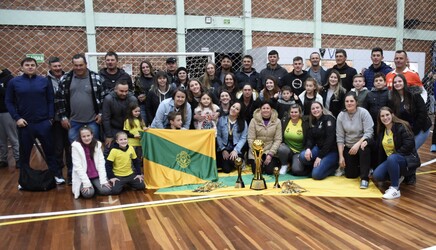 Campeão masculino veterano: E. C. Santa Lúcia