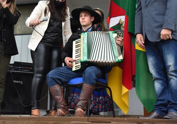 Chegada da Chama Crioula