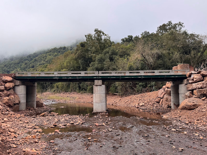 A nova Ponte Adélio Piccoli está na reta final e em breve será entregue à comunidade da Zona Picoli