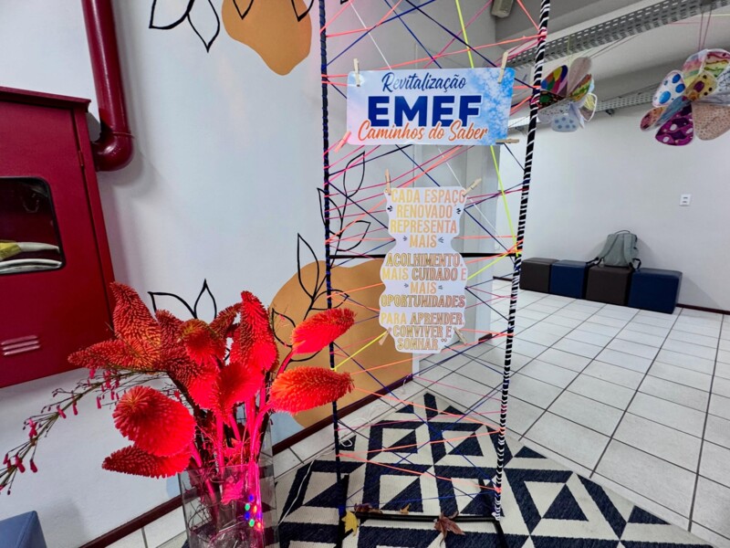  Revitalização da EMEF Caminhos do Saber é inaugurada em Cotiporã 